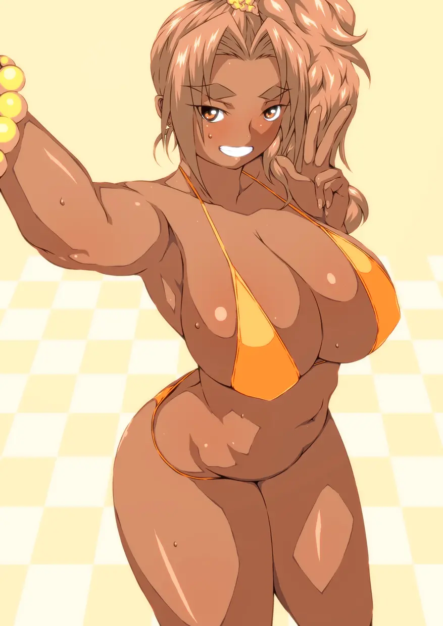 Kuro Gal O Kareshi Ni Naisho De Hame Ryokou Ni Tsuretetta.